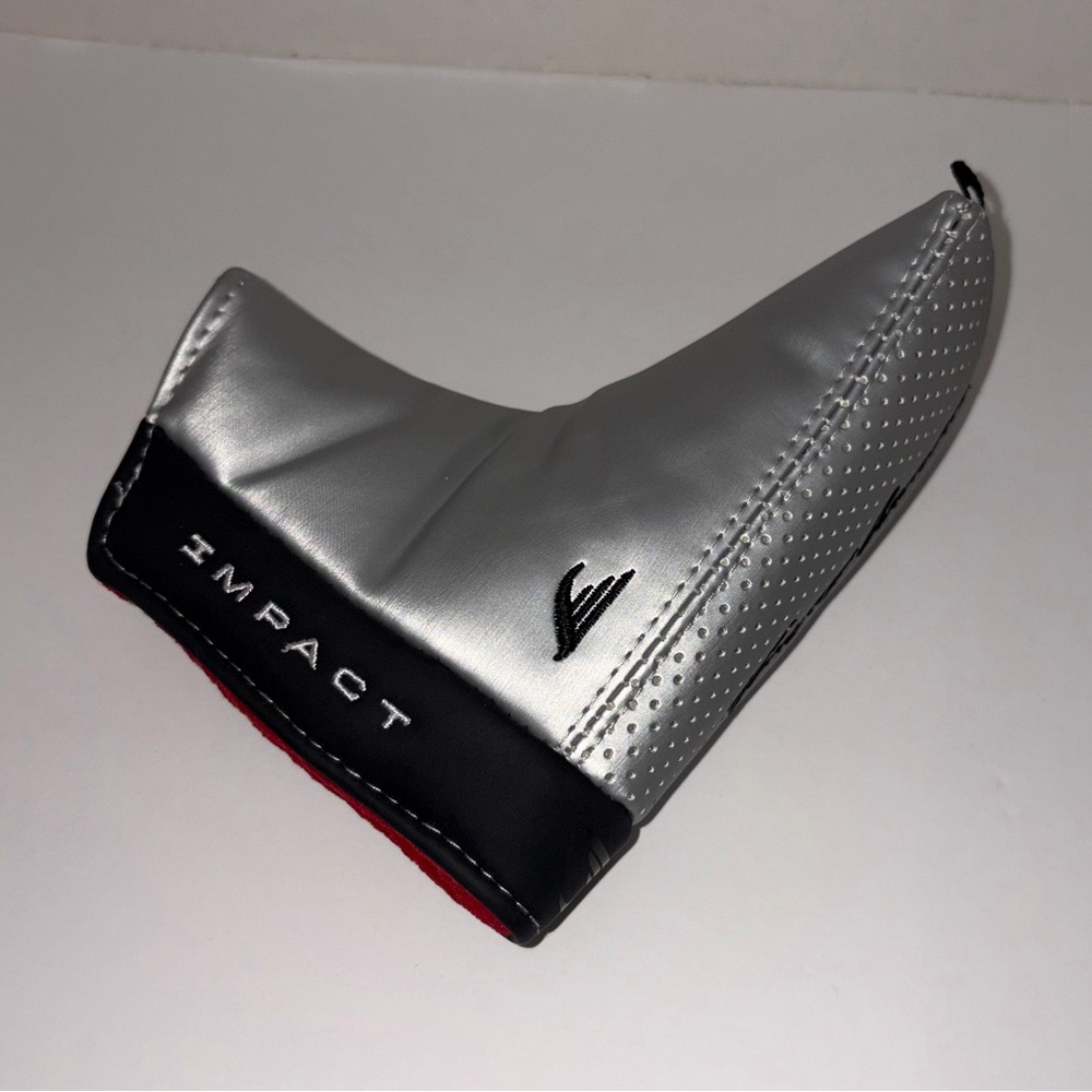 IMPACT Silver‎ and Black Golf Putter Cover No. 2 wide